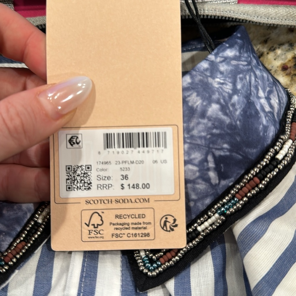 Scotch and soda button front shirt - Picture 4 of 5
